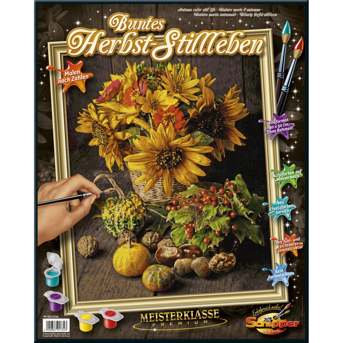 Schipper Malen-nach-Zahlen - Meisterklasse Premium Buntes Herbst-Stillleben