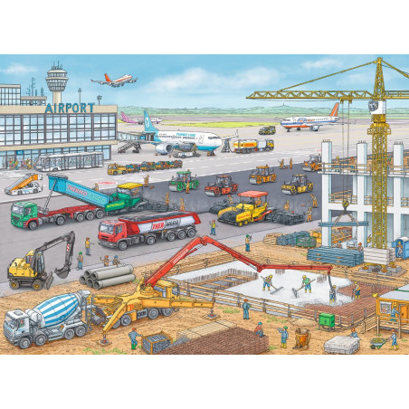 Ravensburger - Baustelle am Flughafen, 100 Teile