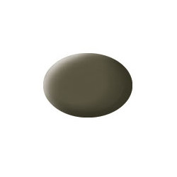 Revell - Nato-Oliv, matt RAL 7013 Aqua Color 18 ml