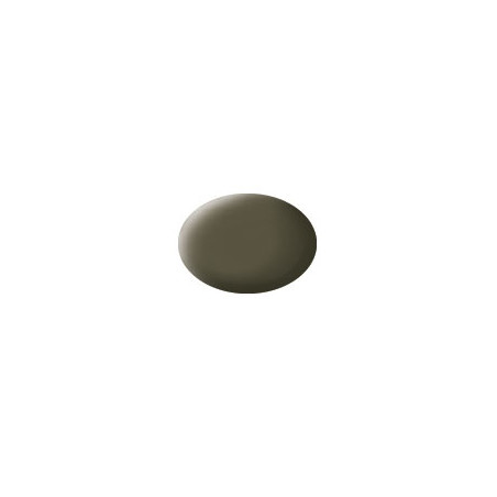 Revell - Nato-Oliv, matt RAL 7013 Aqua Color 18 ml