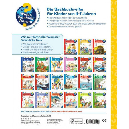 Ravensburger - Wieso? Weshalb? Warum? Gefährliche Tiere, Band 49
