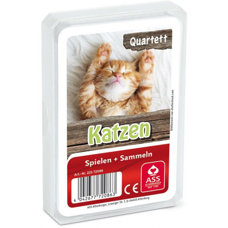 ASS Altenburger Spielkarten - Quartett Katzen