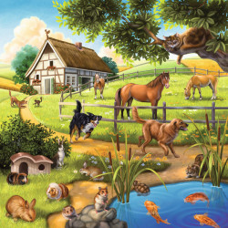Ravensburger - Wald-/Zoo-/Haustiere, 3 x 49 Teile