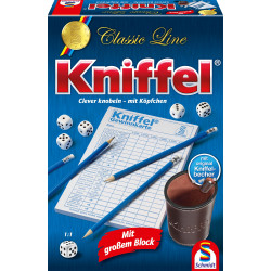 Schmidt Spiele - Kniffel - Classic Line, Kniffel, mit großem Spielblock