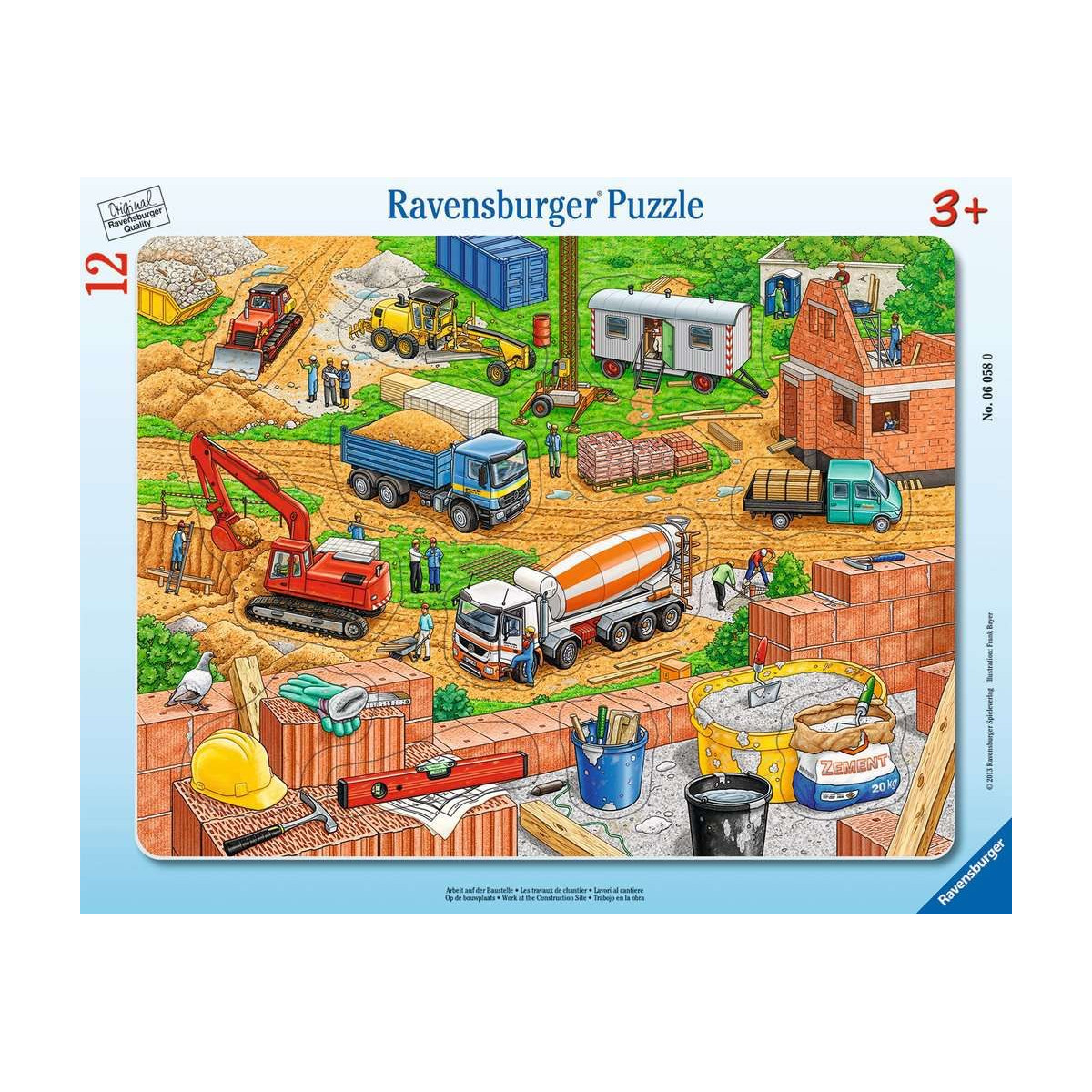 Ravensburger - Arbeit auf der Baustelle, 12 Teile