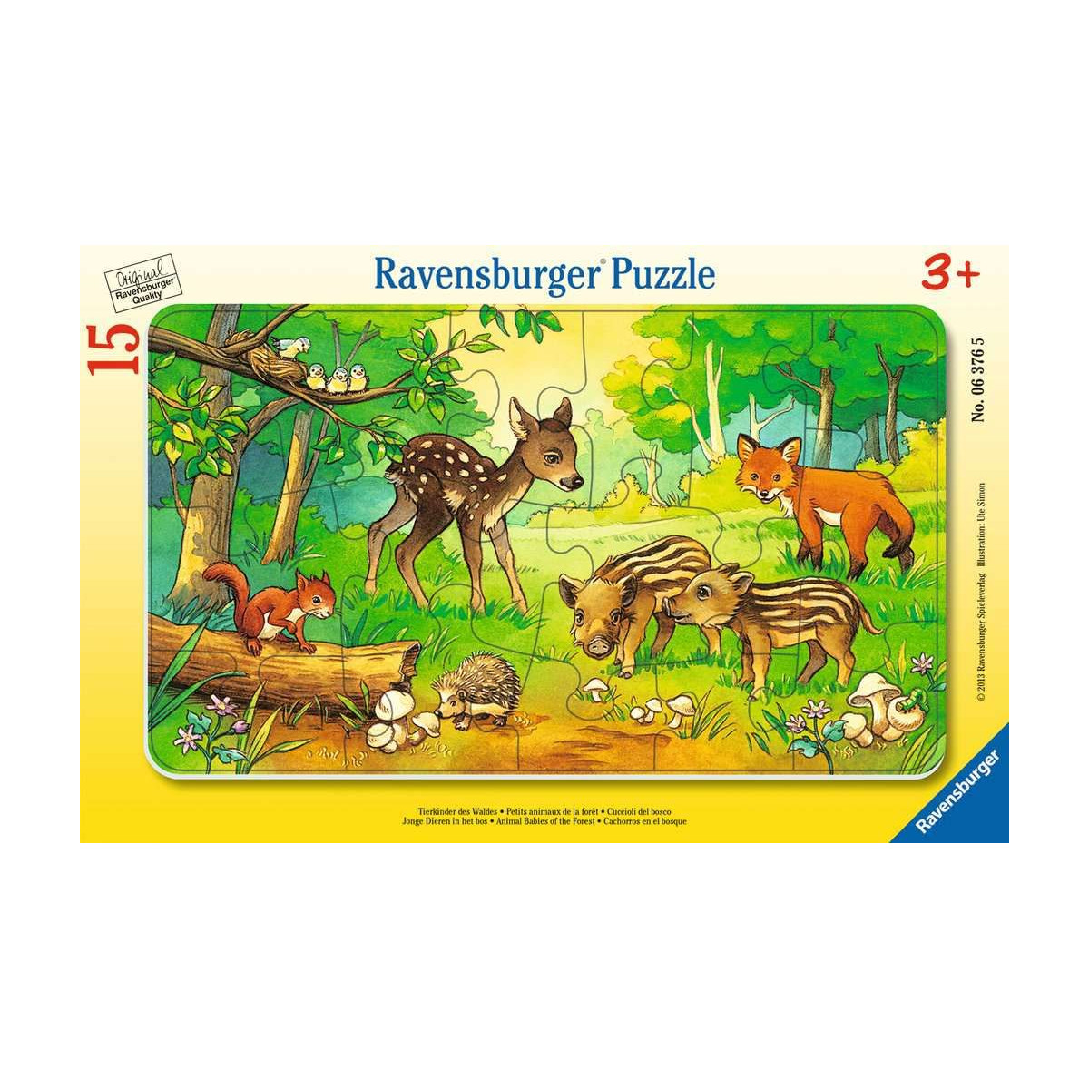 Ravensburger - Tierkinder des Waldes, 15 Teile