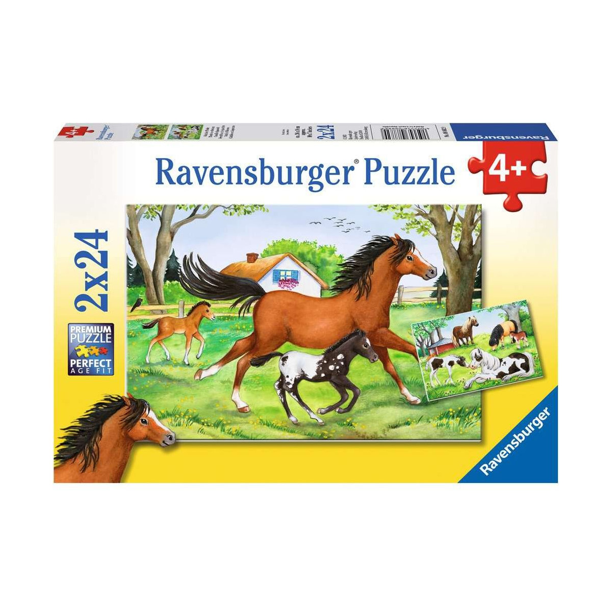 Ravensburger - Welt der Pferde, 2 x 24 Teile