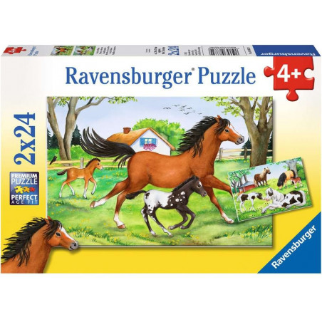 Ravensburger - Welt der Pferde, 2 x 24 Teile