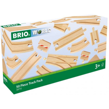 BRIO - Großes Schienensortiment 50 Teile