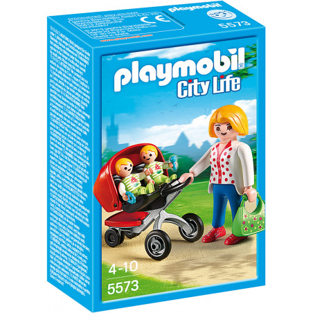 PLAYMOBIL - City Life - In der KiTa: Zwillingskinderwagen