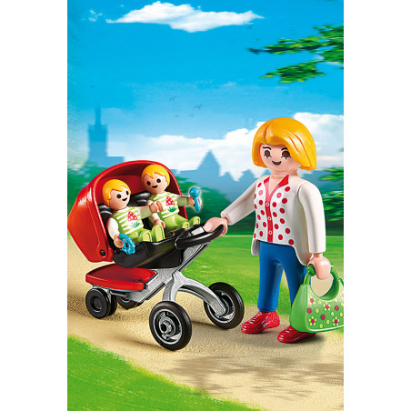 PLAYMOBIL - City Life - In der KiTa: Zwillingskinderwagen