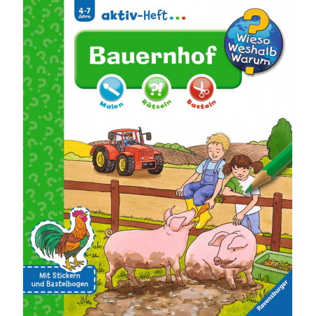 Ravensburger - Wieso? Weshalb? Warum? aktiv-Heft: Bauernhof