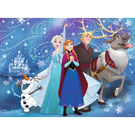 Ravensburger - Frozen - Glitzernder Schnee, 100 Teile