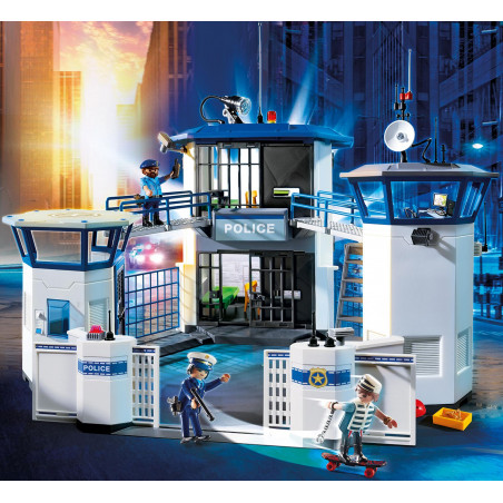 PLAYMOBIL 6872 - Action Heroes - Polizei-Kommandozentrale mit Gefängnis