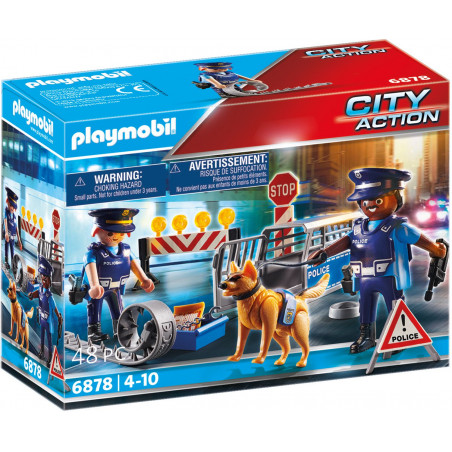 PLAYMOBIL 6878 - Action Heroes - Polizei-Straßensperre