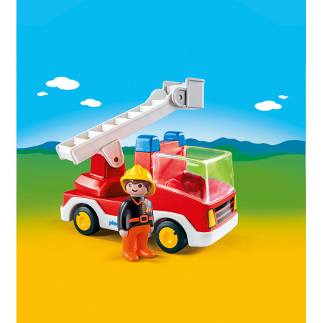 PLAYMOBIL 1.2.3. - 6967 Feuerwehrleiterfahrzeug