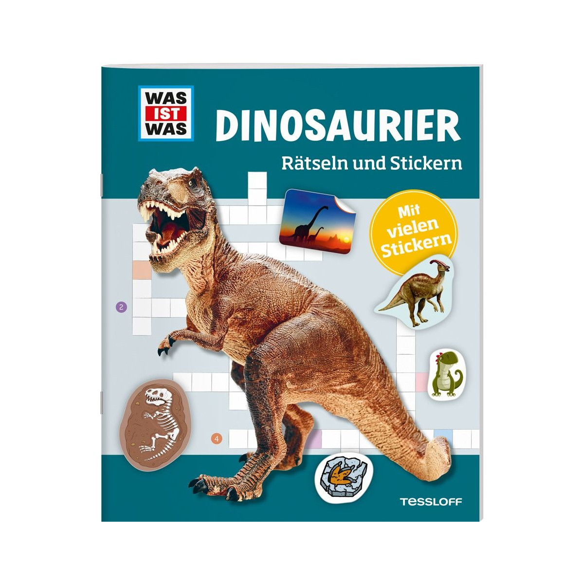 Tessloff - Was ist Was - Rätseln und Stickern - Dinosaurier