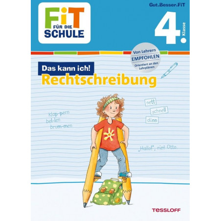 Tessloff - Fit für die Schule - Das kann ich! Rechtschreibung 4. Klasse