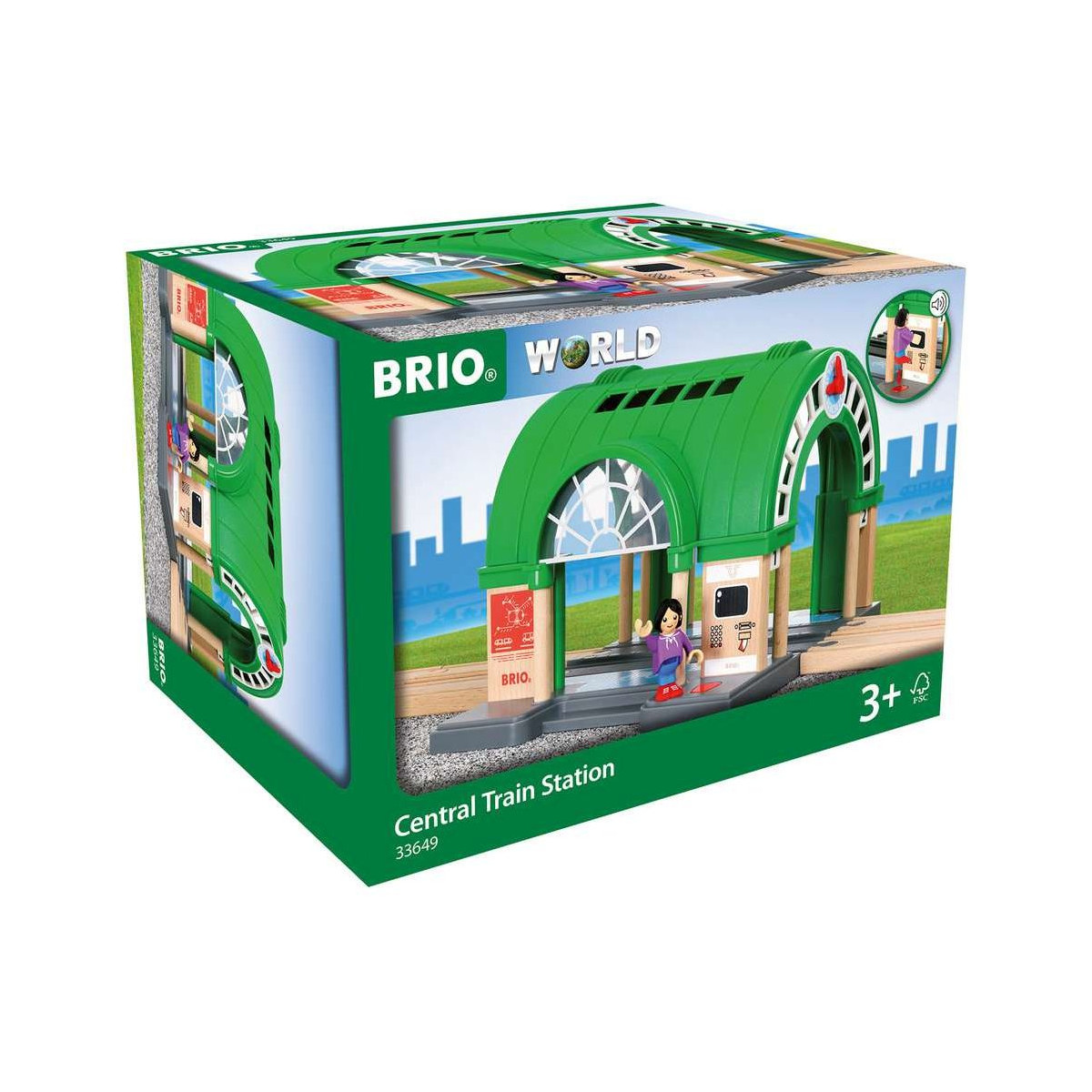 BRIO - Neuer Hauptbahnhof mit Ticketautomat