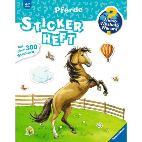 Ravensburger - Wieso? Weshalb? Warum? Stickerheft:  Pferde