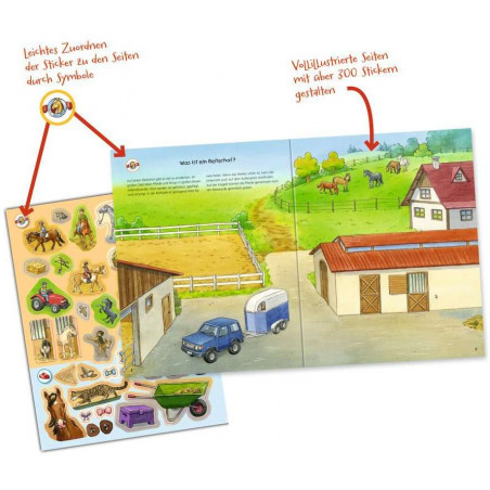 Ravensburger - Wieso? Weshalb? Warum? Stickerheft:  Pferde