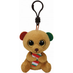 Ty Plüsch - Beanie Boo's Clip - Bella, Bär mit Zuckerstange 8.5cm