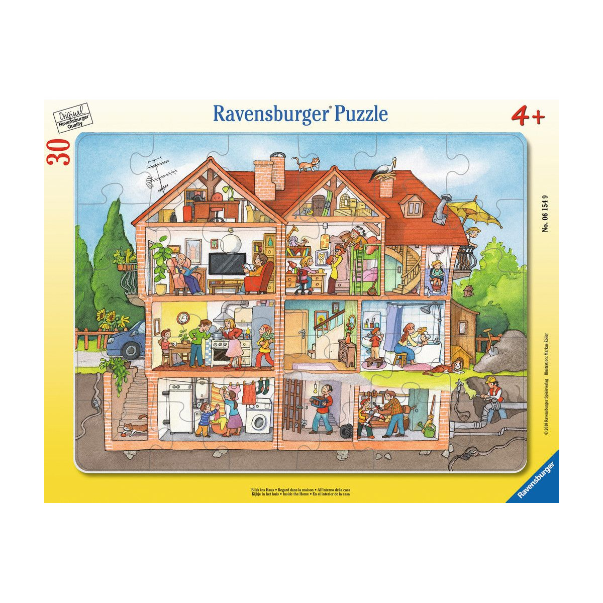 Ravensburger - Blick ins Haus, 30 Teile