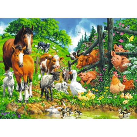 Ravensburger - Versammlung der Tiere, 100 Teile