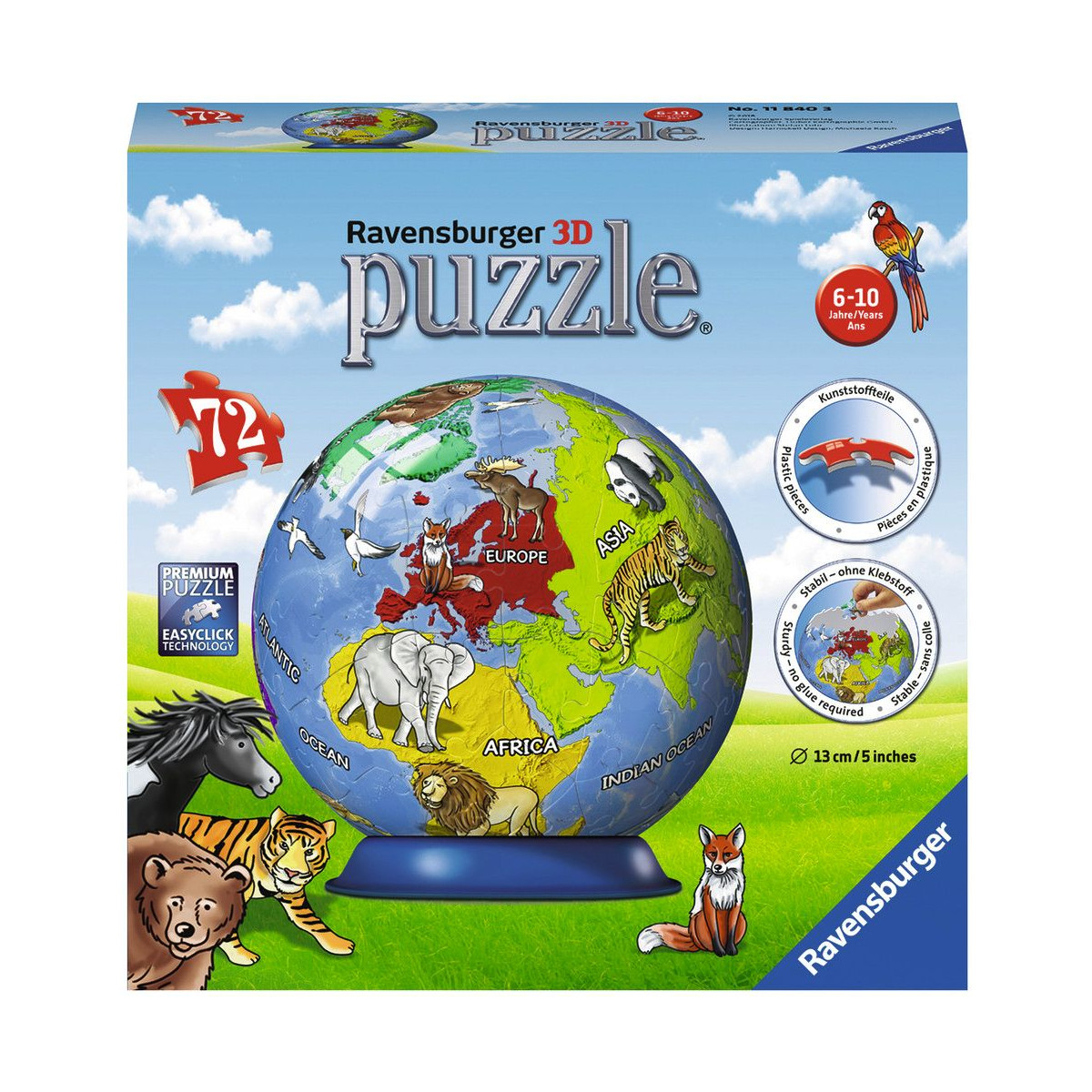 Ravensburger - Kindererde, 72 Teile