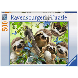 Ravensburger - Faultier Selfie, 500 Teile