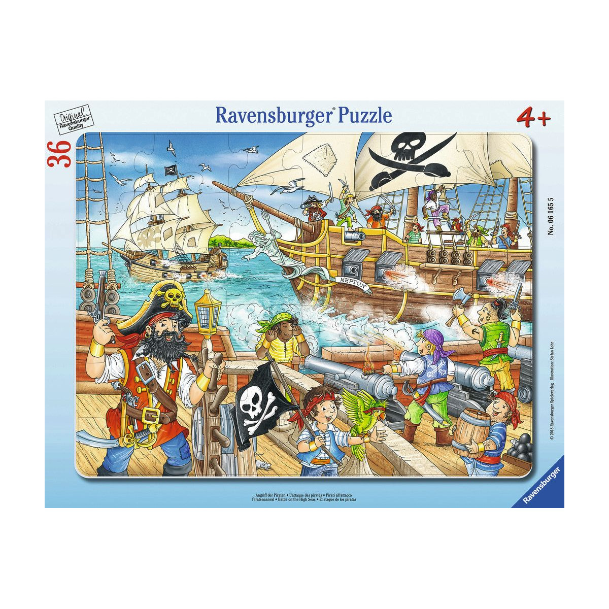 Ravensburger - Angriff der Piraten, 36 Teile