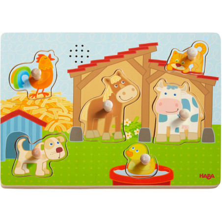 HABA - Sound-Greifpuzzle Auf dem Land