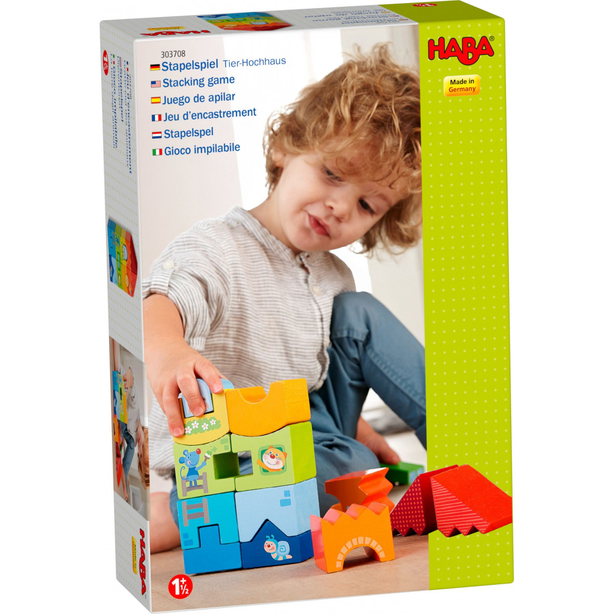 HABA - Stapelspiel Tier-Hochhaus