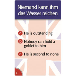 moses. - now goes me a light up - Quizspiel rund um englische Redewendungen