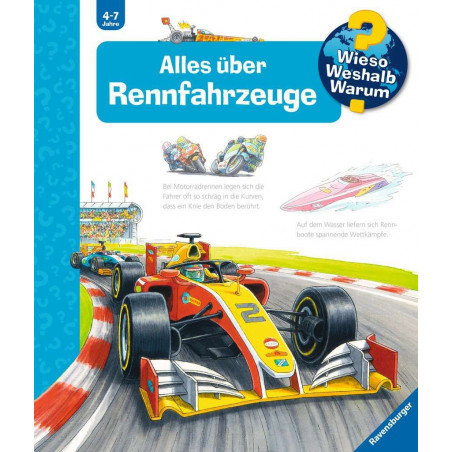 Ravensburger - Wieso? Weshalb? Warum? Alles über Rennfahrzeuge, Band 69