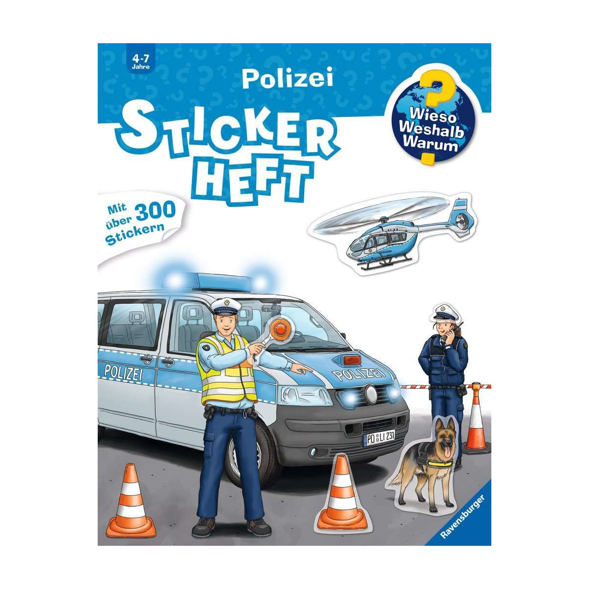Ravensburger - Wieso? Weshalb? Warum? Stickerheft: Polizei