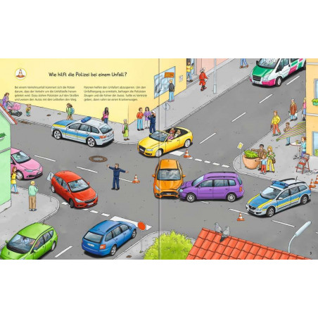 Ravensburger - Wieso? Weshalb? Warum? Stickerheft: Polizei