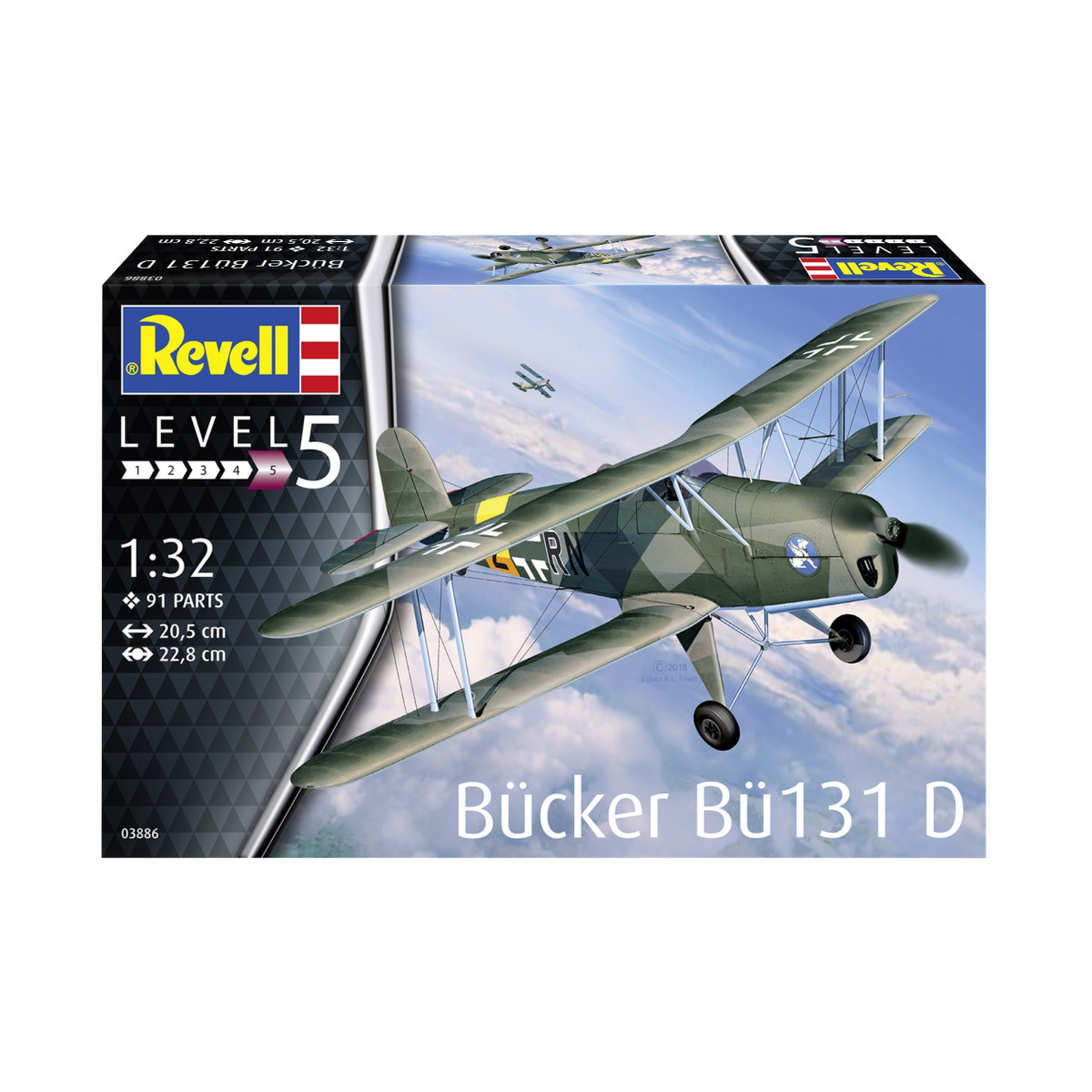 Revell - Bücker Bü-131 Jungmann