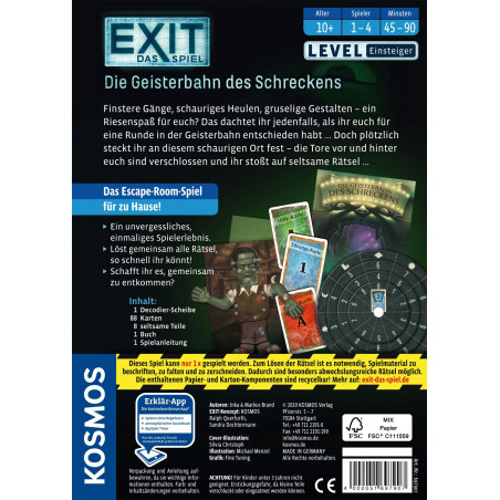 KOSMOS - EXIT - Das Spiel: Die Geisterbahn des Schreckens