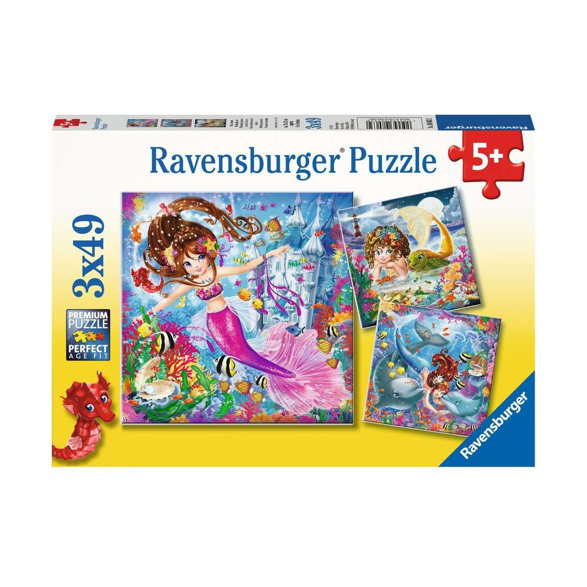 Ravensburger - Bezaubernde Meerjungfrauen, 3 x 49 Teile