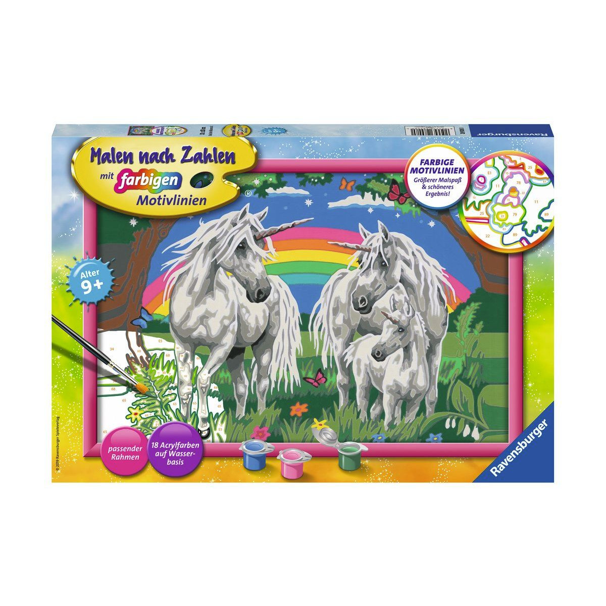 Ravensburger - Malen nach Zahlen - Fabelhafte Einhornwelt