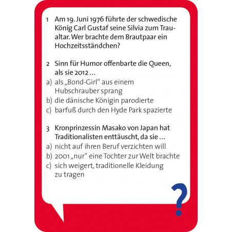 moses. - Pocket Quiz - Royals