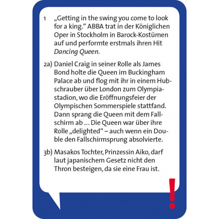 moses. - Pocket Quiz - Royals