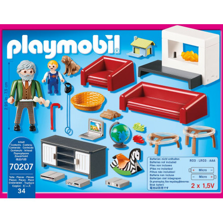 PLAYMOBIL 70207 - Dollhouse - Gemütliches Wohnzimmer