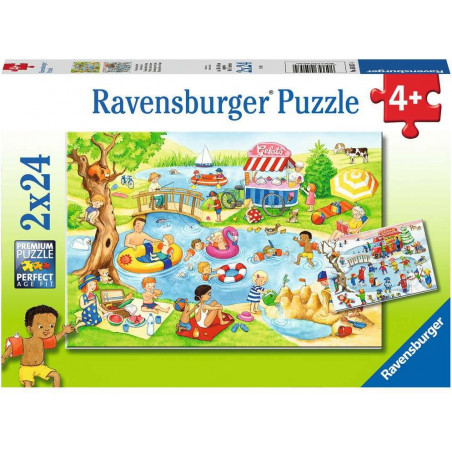 Ravensburger - Freizeit am See, 2 x 24 Teile