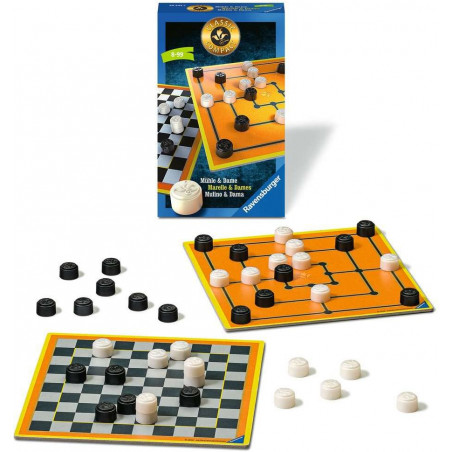 Ravensburger - Classic Compact: Mühle und Dame