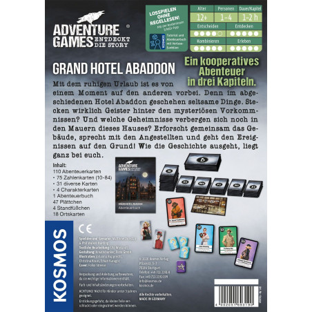 KOSMOS - Adventure Games - Grand Hotel Abaddon