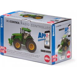 SIKU - John Deere 7290R mit Doppelreifen und Bluetooth