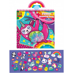 SES Creative - Flauschiges Malbuch