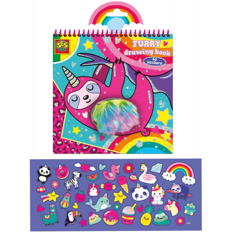 SES Creative - Flauschiges Malbuch